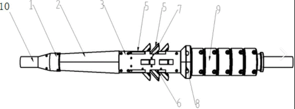 深海海缆倒刺保护机构