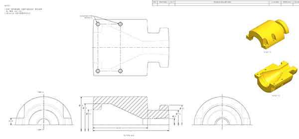 聚氨酯防弯器图纸